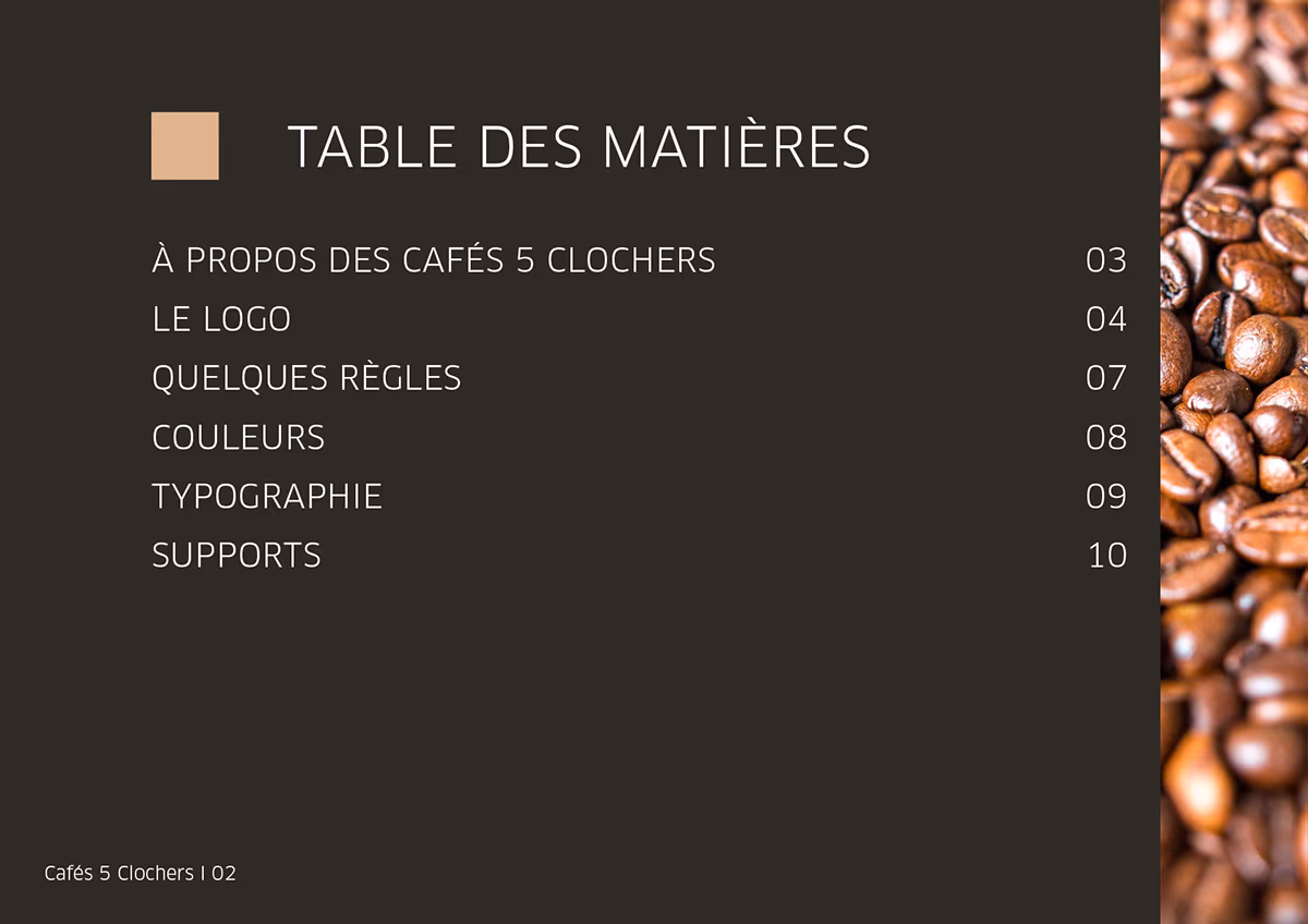 Cafés 5 Clochers — Graphic design — image 2 sur 14
