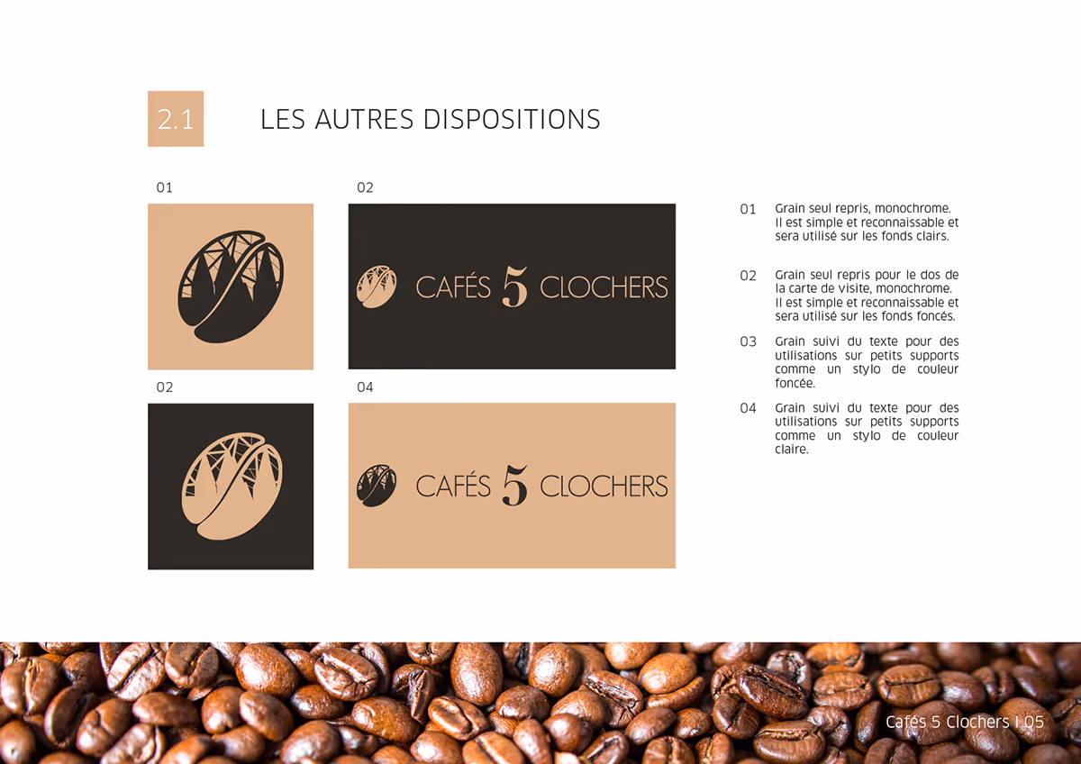 Cafés 5 Clochers — Graphic design — image 5 sur 14