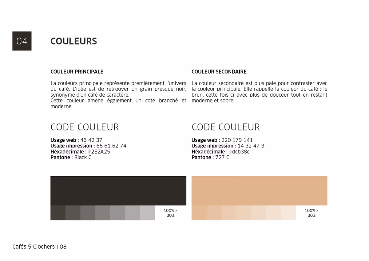 Cafés 5 Clochers — Graphic design — image 8 sur 14