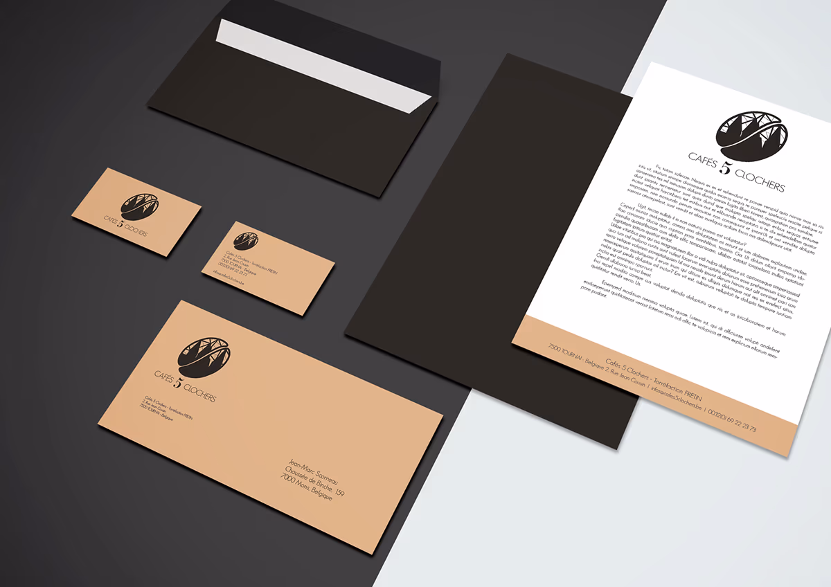 Cafés 5 Clochers — Graphic design — image 10 sur 14