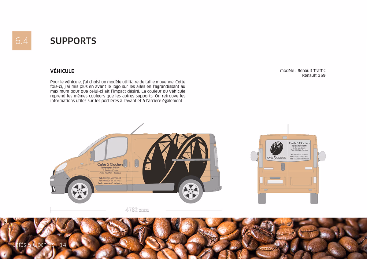 Cafés 5 Clochers — Graphic design — image 13 sur 14