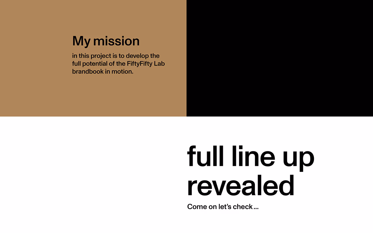 Fifty Fifty Lab .19 — Animation / Video / Graphisme — image 1 sur 2
